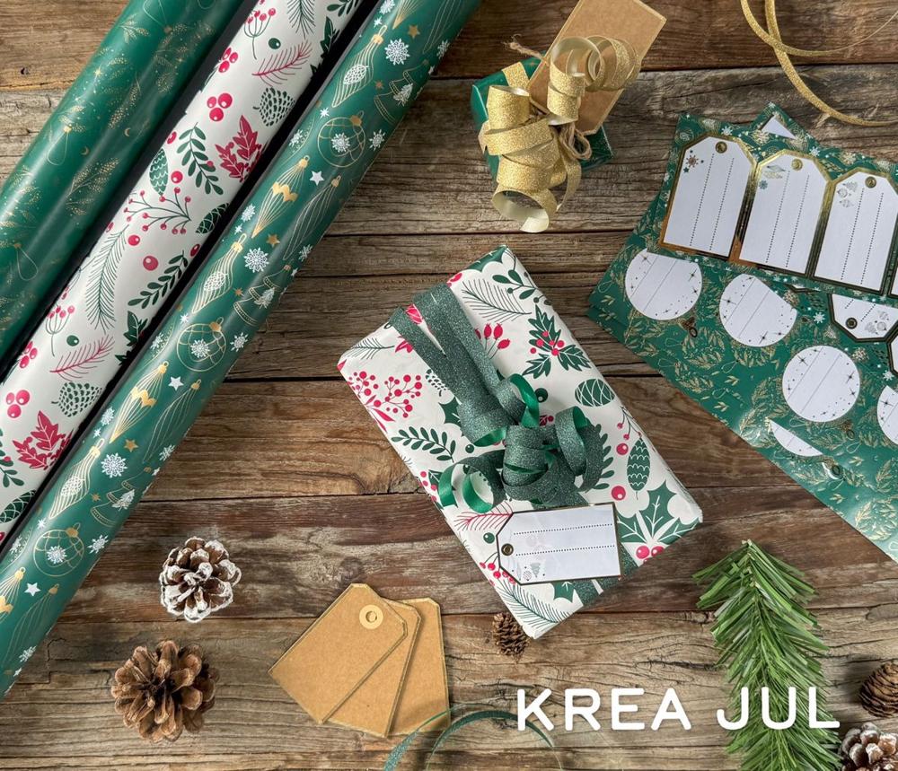 Julepapir, gaveæsker og kreative produkter fra 1Conzept
